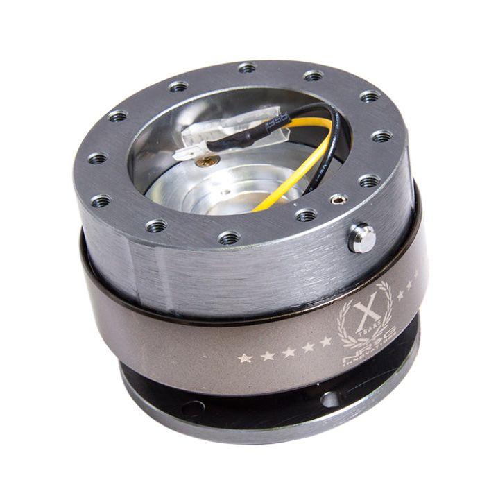 NRG SRK-200GM - NRGSRK-200GM - NRG Quick Release Gen 2.0 - Gunmetal Body / Titanium Chrome Ring - Shipped in Europe - Tuningsupply.com