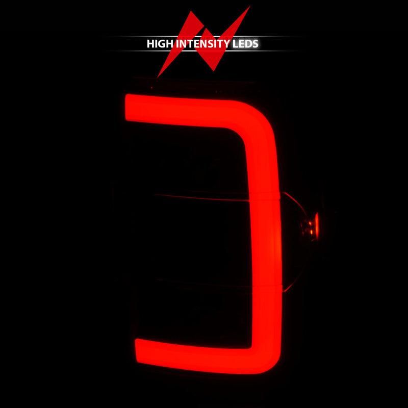 ANZO 311390 - ANZ311390 - ANZO 2001-2011 Ford Ranger LED Tail Lights w/ Light Bar Black Housing Clear Lens - Shipped in Europe - Tuningsupply.com