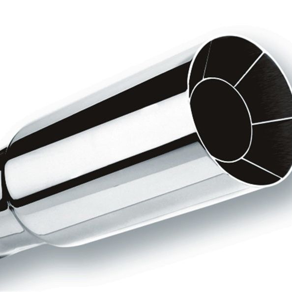 Borla 20102 - BOR20102 - Borla Universal Polished Tip Single Round Intercooled (inlet 2in. Outlet 2 1/2in) - Shipped in Europe - Tuningsupply.com