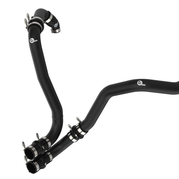 aFe 46-20514-B - AFE46-20514-B - aFe BladeRunner 21-22 Ford F-150 Ecoboost V6-3.5L(tt) Aluminum Hot and Cold Charge Pipe Kit Black - Shipped in Europe - Tuningsupply.com