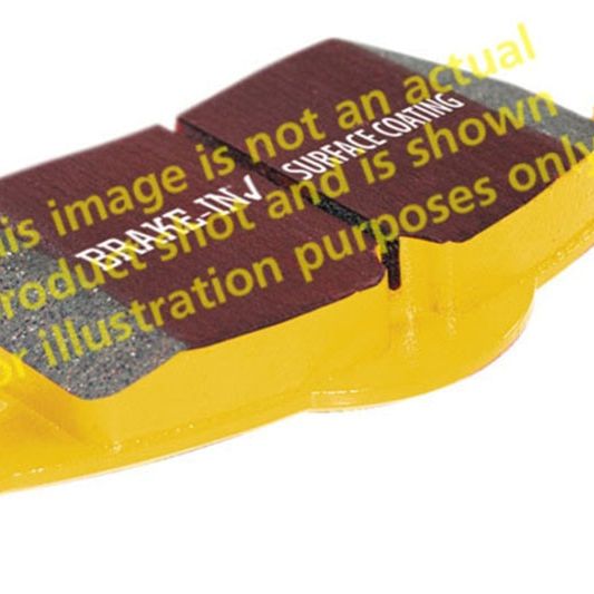 EBC DP42168R - EBCDP42168R - EBC 12+ Audi Q5 2.0 Turbo (Brembo) Yellowstuff Front Brake Pads - Shipped in Europe - Tuningsupply.com