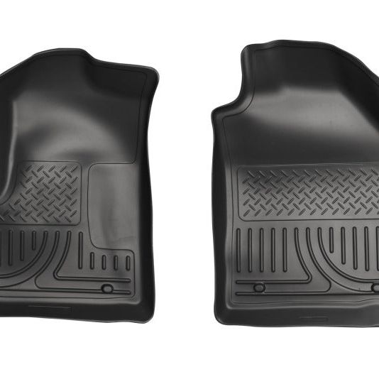 Husky Liners 18751 - HSL18751 - Husky Liners 10-12 Ford Transit Connect (Van/Wagon) WeatherBeater Black Floor Liners - Shipped in Europe - Tuningsupply.com