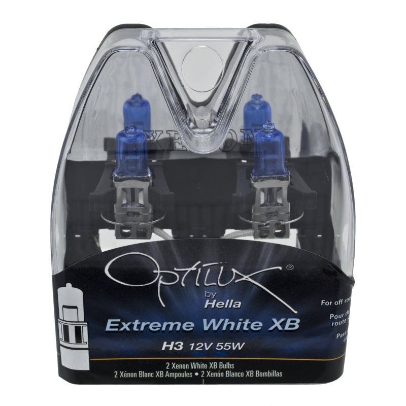Hella LAH71071312 - HELLAH71071312 - Hella H3 12V 55W Xen White XB Bulb (Pair) - Shipped in Europe - Tuningsupply.com