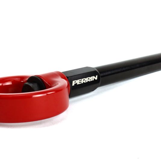 Perrin Performance PSP-BDY-231RD - PERPSP-BDY-231RD - PERRIN 08-14 Subaru WRX & STI / 08-11 Impreza / 05-09 Legacy Tow Hook Kit (Front) - Red - Shipped in Europe - Tuningsupply.com