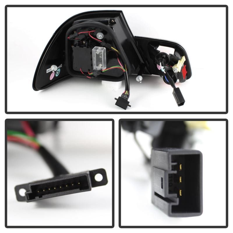 SPYDER 5076564 - SPY5076564 - Spyder 04-06 BMW E46 2Dr (Coupe ONLY No Conv.) Lgtbar Styl LED Tail Lghts Blk ALT-YD-BE4604-LBLED-BK - Shipped in Europe - Tuningsupply.com