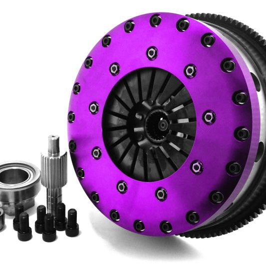 XCLUTCH XKBM23594-2G - XCLXKBM23594-2G - XClutch 11-13 BMW 335is Base 3.0L 9in Twin Solid Organic Clutch Kit (6 Bolt/PB in Input Shaft) - Shipped in Europe - Tuningsupply.com
