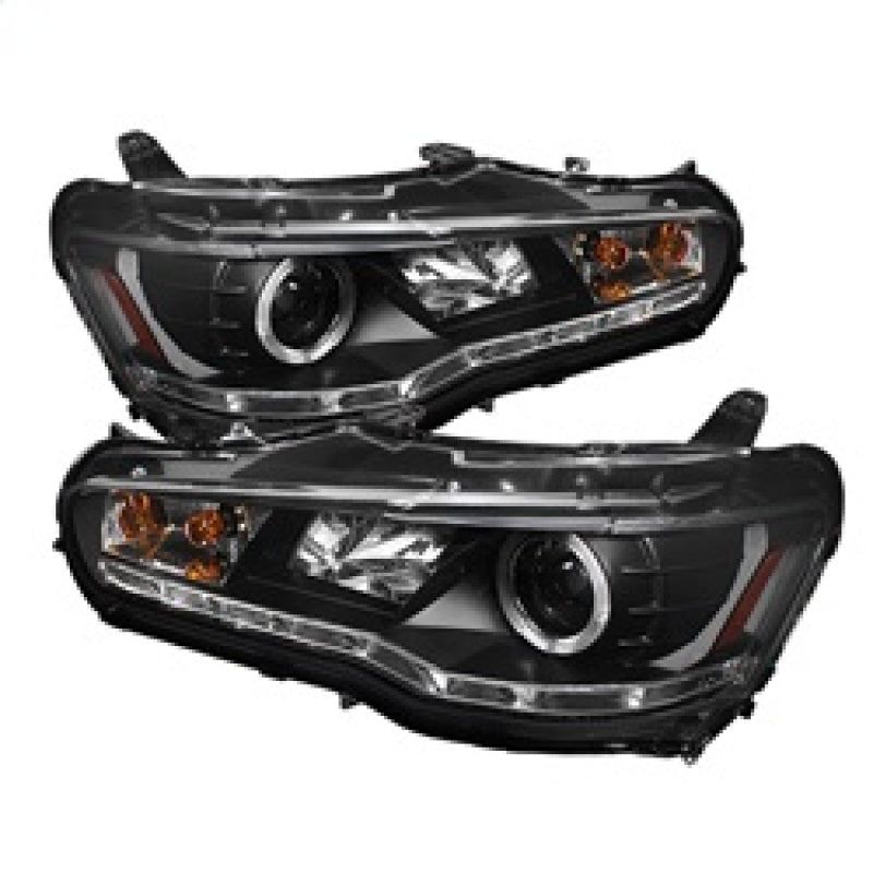 SPYDER 5042231 - SPY5042231 - Spyder Mitsubishi Lancer/EVO-10 08-14 Projector Xenon/HID- LED Halo DRL Blk PRO-YD-ML08-HID-DRL-BK - Shipped in Europe - Tuningsupply.com