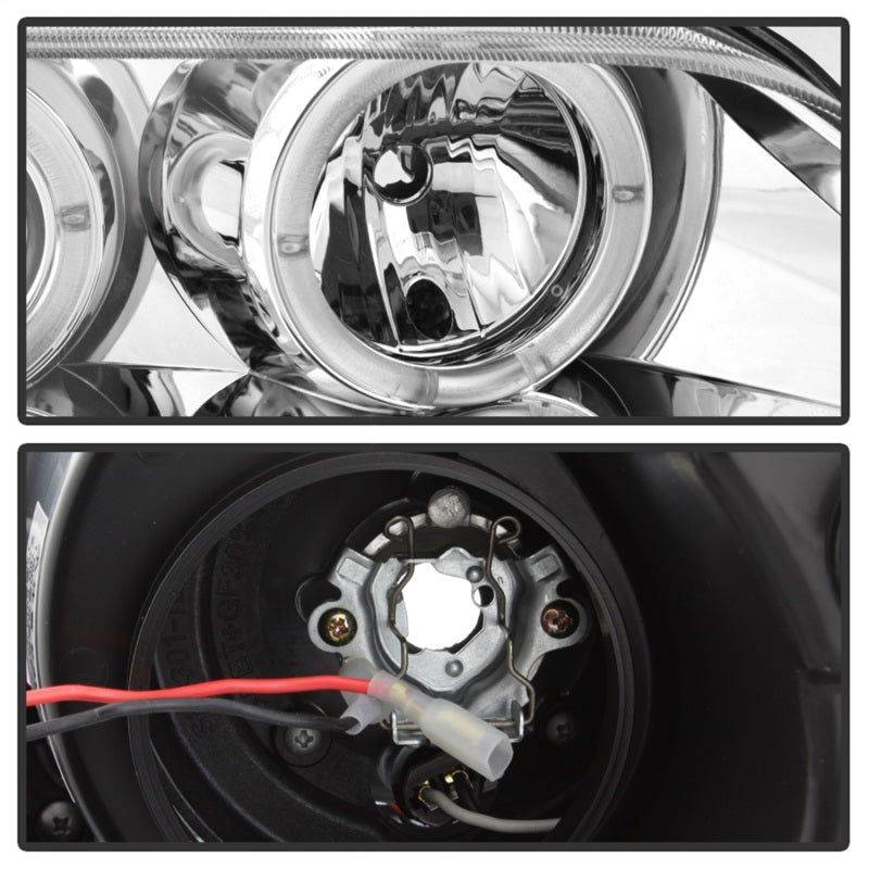 SPYDER 5009098 - SPY5009098 - Spyder BMW Z3 96-02 Projector Headlights LED Halo Chrome High H1 Low H1 PRO-YD-BMWZ396-HL-C - Shipped in Europe - Tuningsupply.com