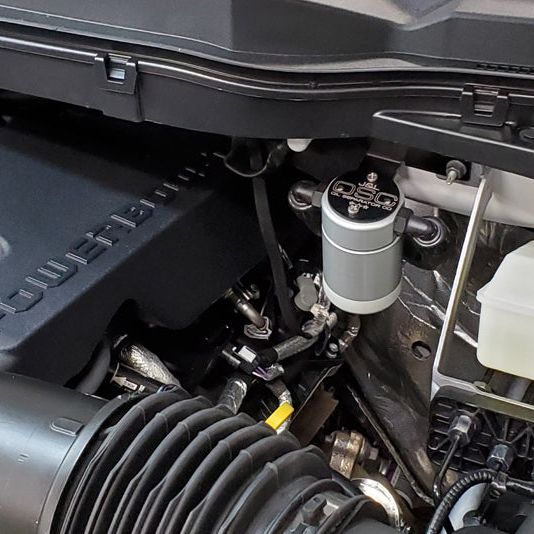 J&L 3028P-C - JLT3028P-C - J&L 2021-2025 Ford F-150 3.5L Passenger Side Oil Separator 3.0 - Clear Anodized - Shipped in Europe - Tuningsupply.com