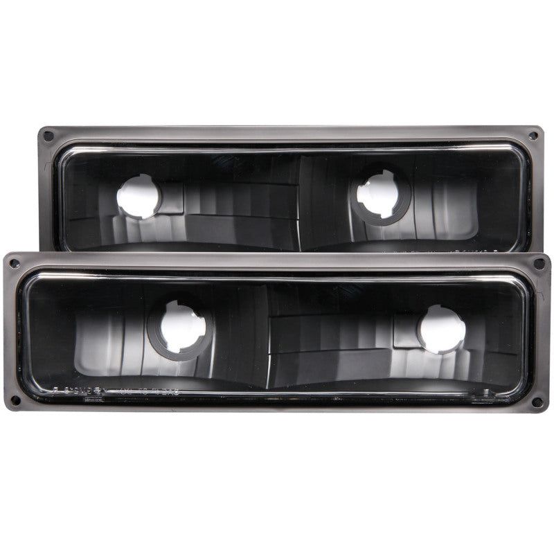 ANZO 511053 - ANZ511053 - ANZO 1988-1998 Chevrolet C1500 Euro Parking Lights Black - Shipped in Europe - Tuningsupply.com