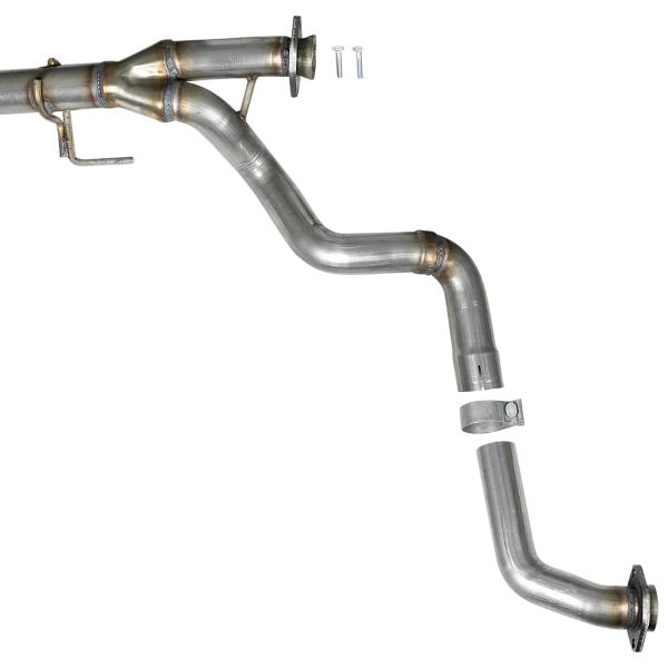 aFe 48-48026 - AFE48-48026 - aFe POWER Twisted Steel Y-Pipe 2-1/4in 409 SS Exhaust System 2018 Jeep Wrangler (JL) V6-3.6L - Shipped in Europe - Tuningsupply.com