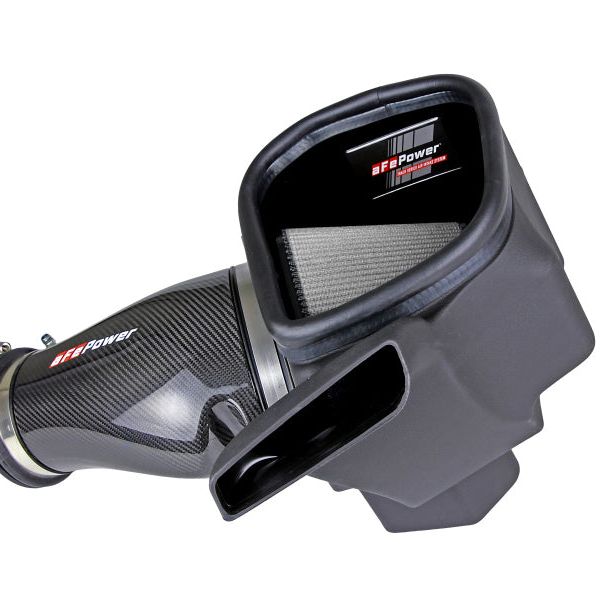 aFe 57-10002D - AFE57-10002D - aFe Track Series Carbon Fiber Pro Dry S AIS - 2018 Jeep Grand Cherokee Trackhawk (WK2) V8-6.2L(SC) - Shipped in Europe - Tuningsupply.com