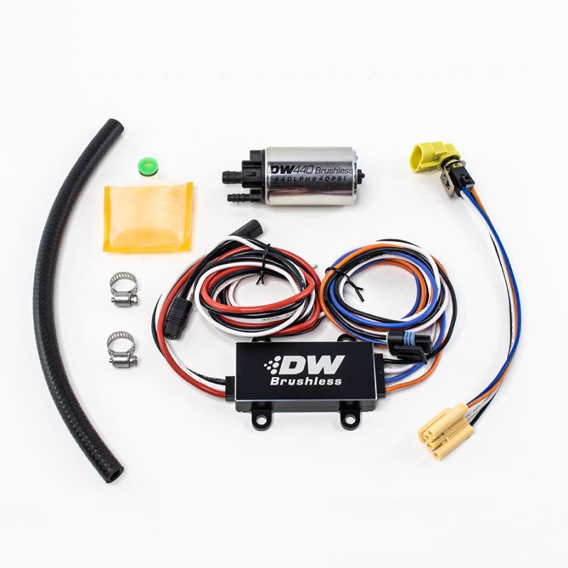 DeatschWerks 9-441-C101-0900 - DWK9-441-C101-0900 - DeatschWerks DW440 440lph Brushless Fuel Pump w/ Single Speed Controller - Shipped in Europe - Tuningsupply.com