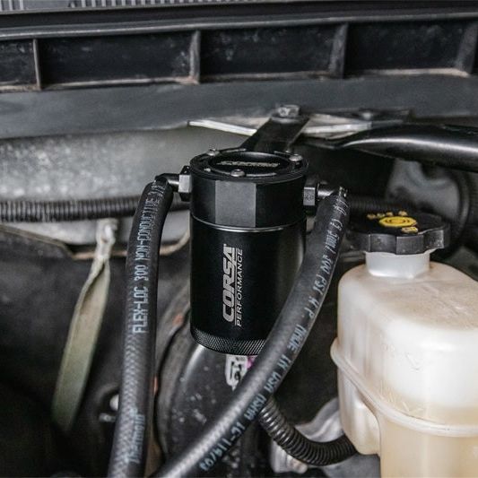 CORSA Performance CC0001 - CORCC0001 - Corsa 14-19 GM Silverado/Sierra (15-20) Tahoe/Yukon/Suburban/Yukon XL/Escalade (5.3L V8) Catch Can - Shipped in Europe - Tuningsupply.com