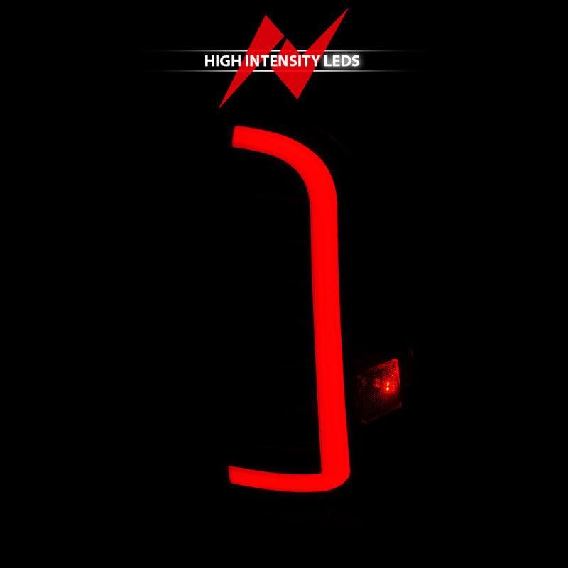 ANZO 311427 - ANZ311427 - ANZO 05-15 Toyota Tacoma Full LED Tail Lights w/Light Bar Sequential Black Housing Clear Lens - Shipped in Europe - Tuningsupply.com