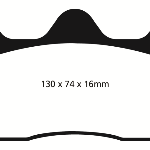 EBC DP3060C - EBCDP3060C - EBC 10+ Lotus Evora 3.5 Redstuff Rear Brake Pads - Shipped in Europe - Tuningsupply.com