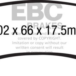 EBC DP61885 - EBCDP61885 - EBC 15+ Cadillac Escalade Ext/Esv 6.2 2WD Greenstuff Front Brake Pads - Shipped in Europe - Tuningsupply.com