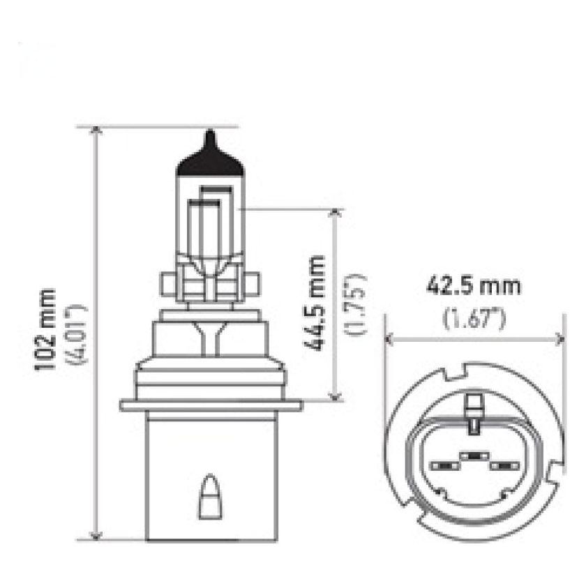 Hella LAH71071392 - HELLAH71071392 - Hella Bulb 9004 12V 65/45W Xen Wht Xb (2) - Shipped in Europe - Tuningsupply.com