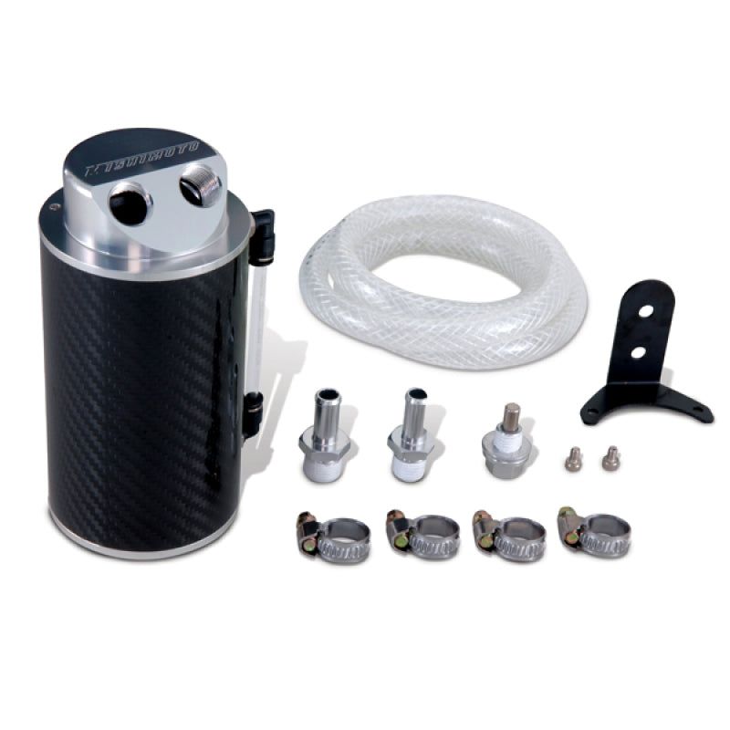 Mishimoto MMOCC-CF - MISMMOCC-CF - Mishimoto Carbon Fiber Oil Catch Can 10mm Fittings - Shipped in Europe - Tuningsupply.com