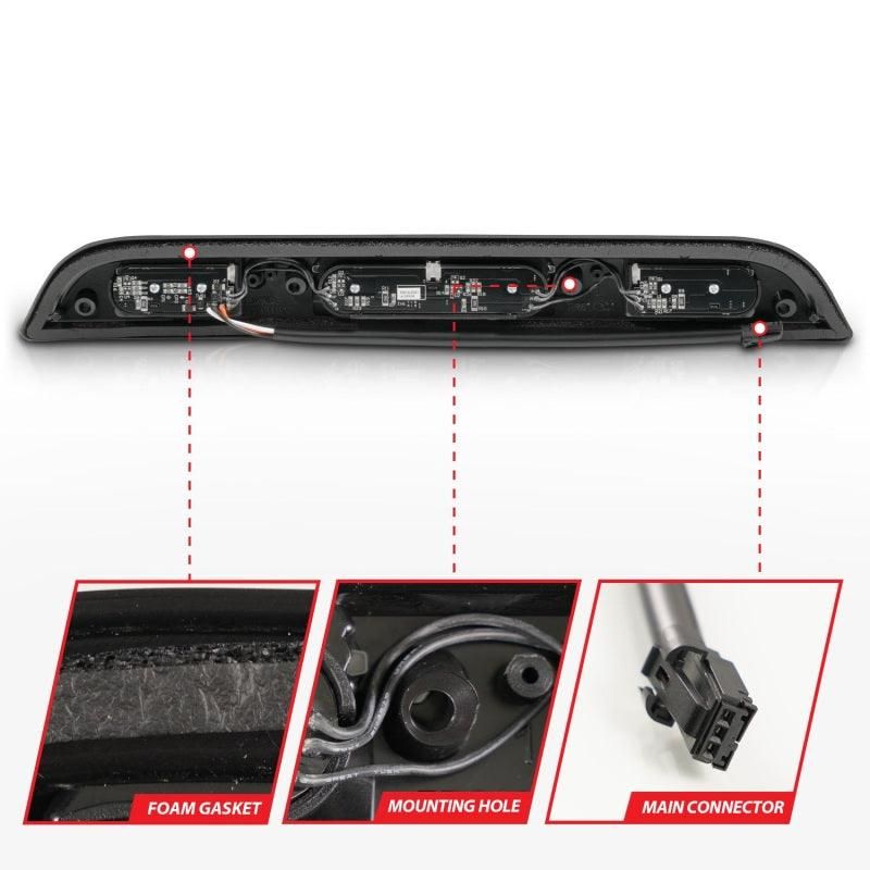 ANZO 531112 - ANZ531112 - ANZO 15-20 Ford F-150 - F-450 LED Third Brake Light - Black Housing/Smoke Lens - Shipped in Europe - Tuningsupply.com