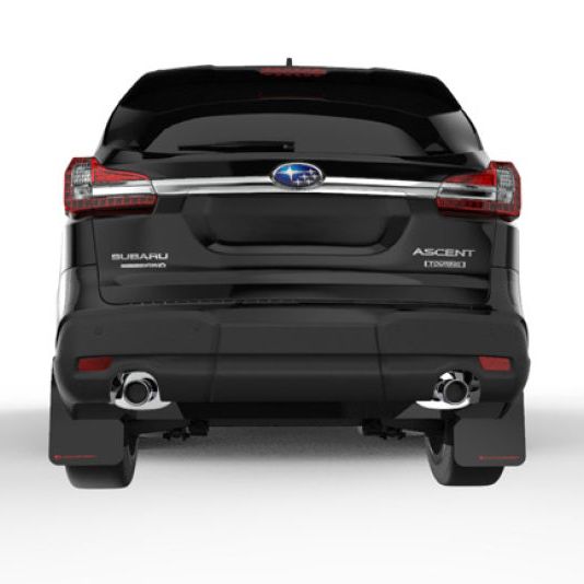 Rally Armor MF49-UR-BLK/GRY - RALMF49-UR-BLK/GRY - Rally Armor 18-25 Subaru Ascent Black UR Mud Flap w/Grey Logo - Shipped in Europe - Tuningsupply.com