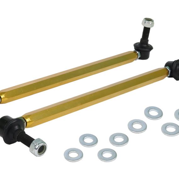 Whiteline KLC201 - WHLKLC201 - Whiteline 10-16 Hyundai Genesis Coupe Front Sway Bar Links - Shipped in Europe - Tuningsupply.com