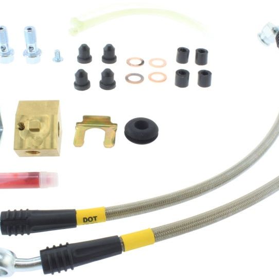 Stoptech 950.58501 - STO950.58501 - StopTech 06-10 Jeep Grand Cherokee (all) Stainless Steel Rear Brake Lines - Shipped in Europe - Tuningsupply.com