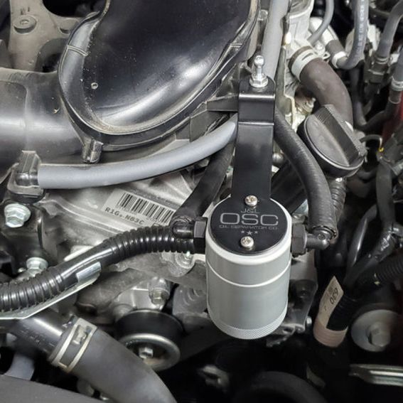 J&L 3107D-C - JLT3107D-C - J&L 05-24 Toyota 4Runner 4.0L Driver Side Oil Separator 3.0 - Clear Anodized - Shipped in Europe - Tuningsupply.com