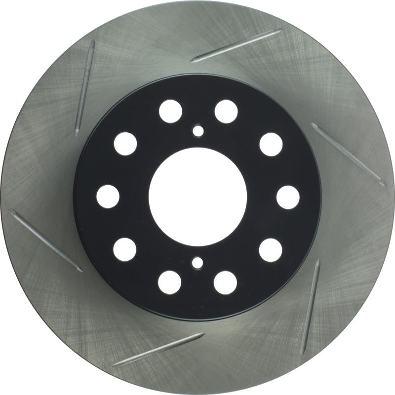 Stoptech 126.44072SR - STO126.44072SR - StopTech Power Slot 1/90-95 Toyota MR2 Rear Right SportStop Slotted Rotor - Shipped in Europe - Tuningsupply.com