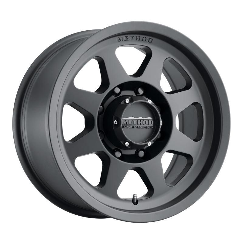 Method Wheels MR70179080512N - MRWMR70179080512N - Method MR701 17x9 -12mm Offset 8x6.5 130.81mm CB Matte Black Wheel - Shipped in Europe - Tuningsupply.com