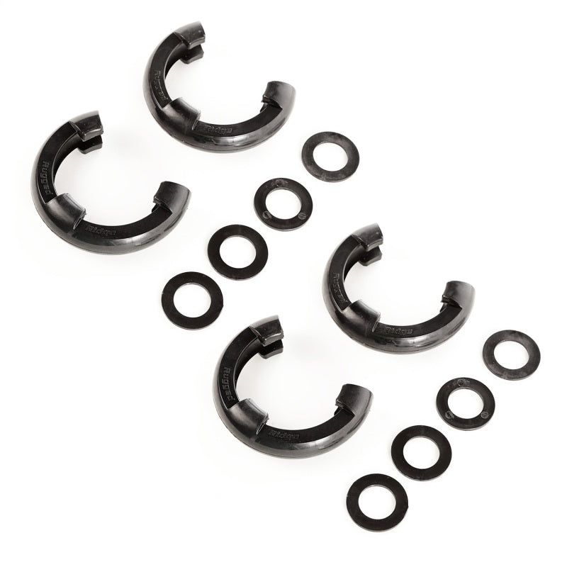 Rugged Ridge 11235.60 - RUG11235.60 - Rugged Ridge 3/4in Black D-Ring Isolator Kit - Shipped in Europe - Tuningsupply.com