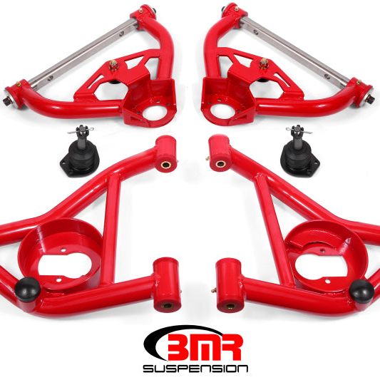 BMR Suspension AA030R - BMRAA030R - BMR 78-87 G-Body Upper And Lower A-Arm Kit - Red - Shipped in Europe - Tuningsupply.com