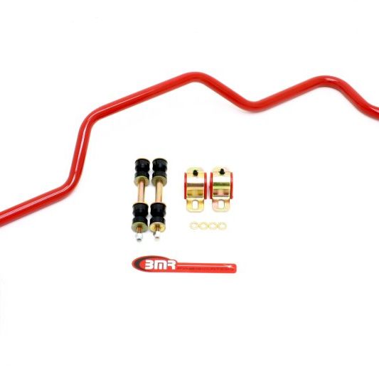 BMR Suspension SB003R - BMRSB003R - BMR 82-02 3rd Gen F-Body Rear Hollow 25mm Sway Bar Kit w/ Bushings - Red - Shipped in Europe - Tuningsupply.com