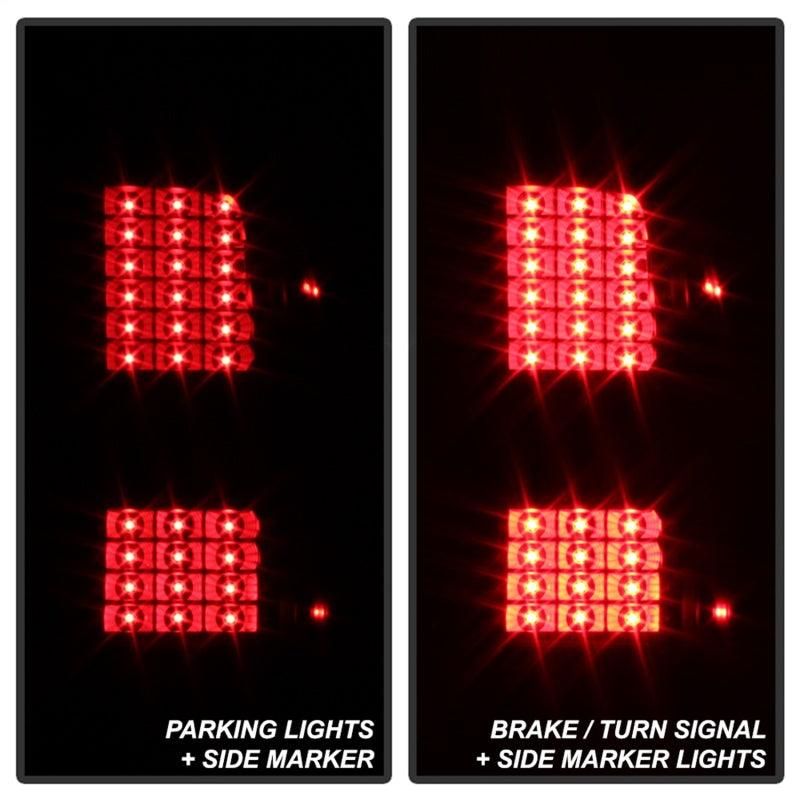 SPYDER 9036552 - SPY9036552 - xTune Chevy 1500 14-16 / Silverado 2500HD/3500HD LED Tail Lights - Black Smoked ALT-JH-CS14-LED-BSM - Shipped in Europe - Tuningsupply.com