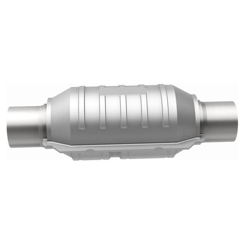 Magnaflow 99209HM - MAG99209HM - MagnaFlow Conv Univ 3in Inlet/Outlet Center/Center Round 9in Body L x 5.125in W x 13in Overall L - Shipped in Europe - Tuningsupply.com