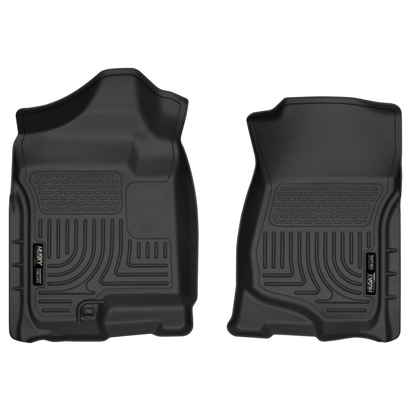 Husky Liners 18201 - HSL18201 - Husky Liners 07-14 Cadillac Escalade ESV/EXT Weatherbeater Black Front Floor Liners - Shipped in Europe - Tuningsupply.com