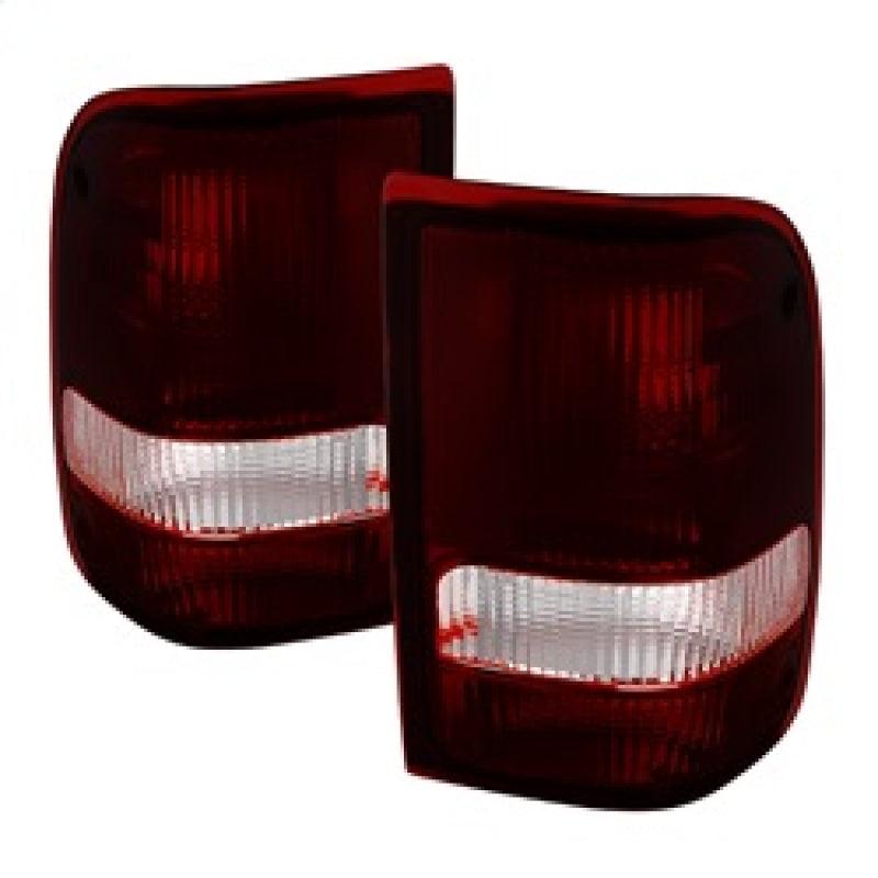 SPYDER 9030574 - SPY9030574 - xTune Ford Ranger 93-97 OE Style Tail Lights Red Smoked ALT-JH-FR93-OE-RSM - Shipped in Europe - Tuningsupply.com