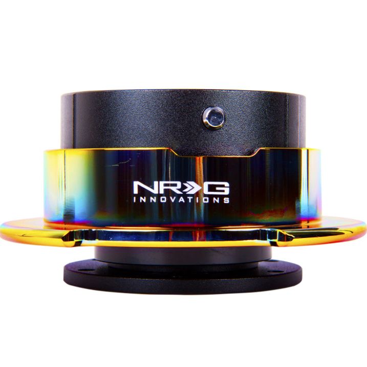 NRG SRK-250BK/MC - NRGSRK-250BK/MC - NRG Quick Release Gen 2.5 - Black Body / Neochrome Ring - Shipped in Europe - Tuningsupply.com