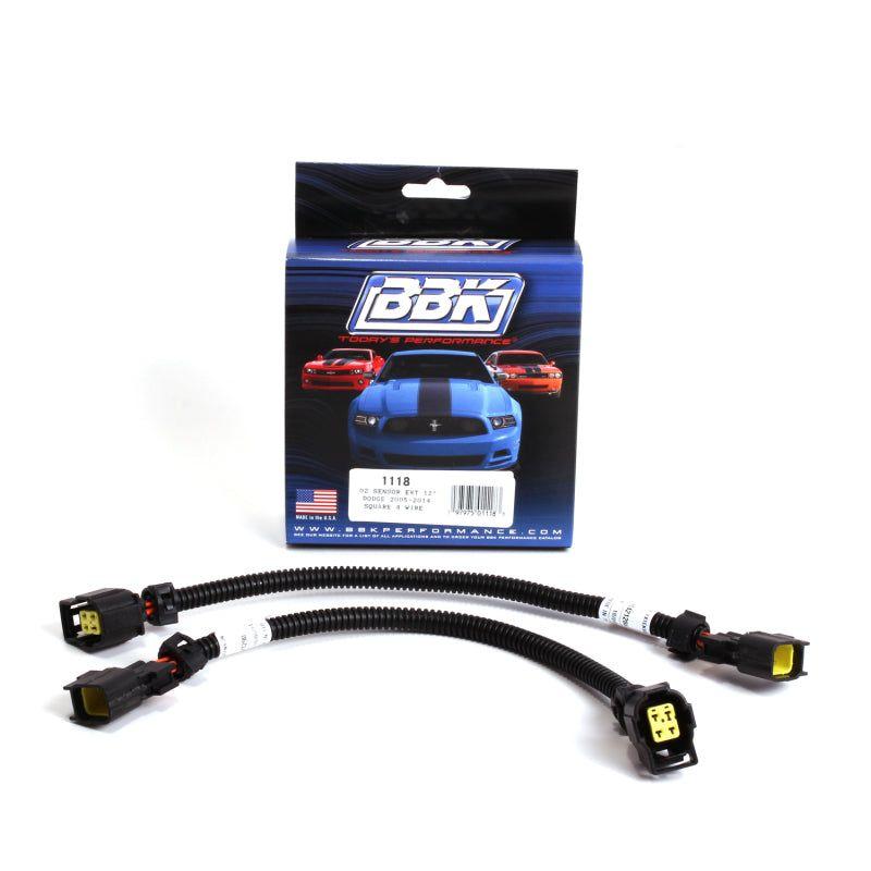 BBK 1118 - BBK1118 - BBK 05-20 Dodge 4 Pin Square Style O2 Sensor Wire Harness Extensions 12 (pair) - Shipped in Europe - Tuningsupply.com
