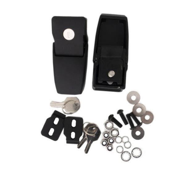 Rampage 76337 - RAM76337 - Rampage 2018-2019 Jeep Wrangler(JL) Sport 2-Door Locking Hood Catches - Black - Shipped in Europe - Tuningsupply.com