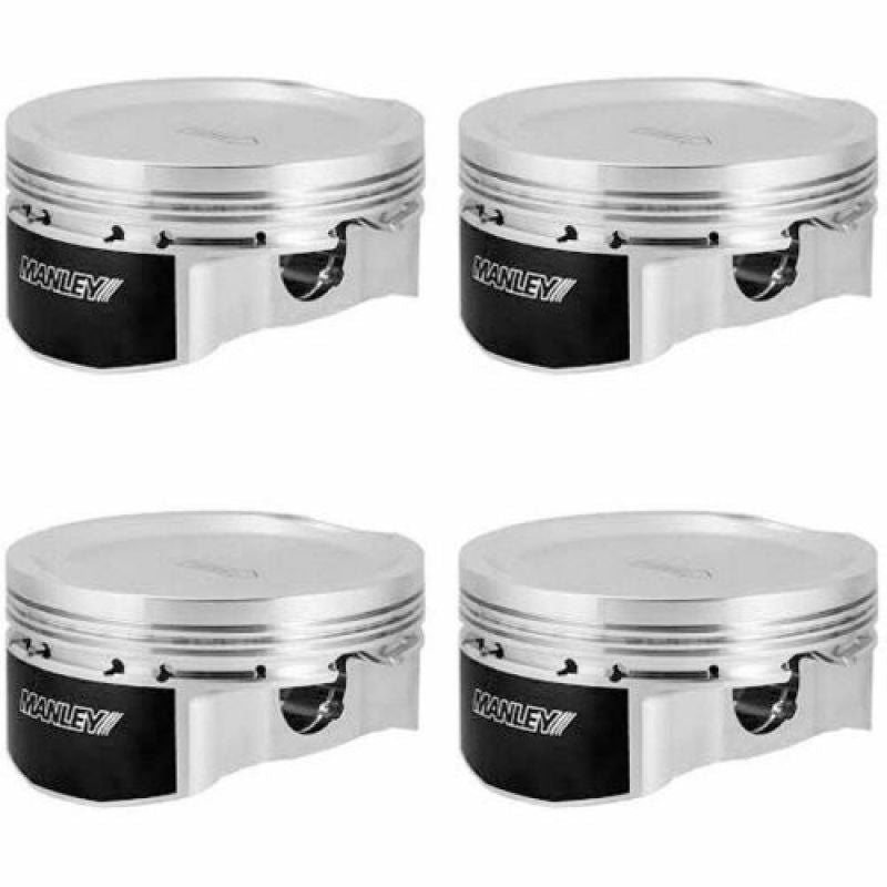 Manley Performance 612001C-4 - MAN612001C-4 - Manley 04+ Subaru WRX STi (EJ257) STD Stroke 99.55mm +.05mm Bore 8.5:1 Dish Piston and Ring Set - Shipped in Europe - Tuningsupply.com