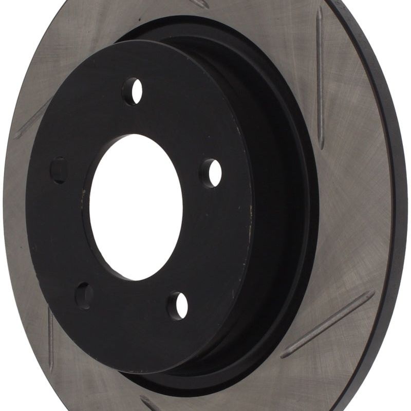 Stoptech 126.45067SL - STO126.45067SL - StopTech Power Slot 07-09 Mazdaspeed 3 Slotted Left Rear Rotor - Shipped in Europe - Tuningsupply.com