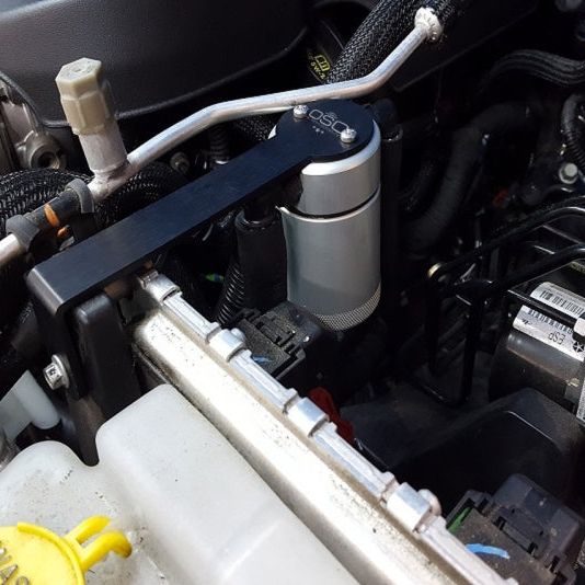 J&L 3064D-C - JLT3064D-C - J&L 12-17 Jeep Wrangler JK 3.6L Passenger Side Oil Separator 3.0 - Clear Anodized - Shipped in Europe - Tuningsupply.com