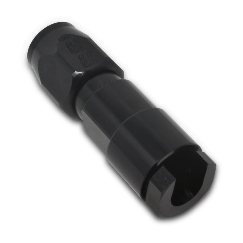 Russell 611253 - RUS611253 - Russell Performance 5/16in SAE Quick Disc Female to -6 Hose Black Straight Degree Hose End - Shipped in Europe - Tuningsupply.com