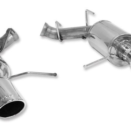 Roush 421127 - RSH421127 - Roush 2011-2014 Ford Mustang V8 Enhanced Sound Dual Axle-Back w/ Round Tips - Shipped in Europe - Tuningsupply.com