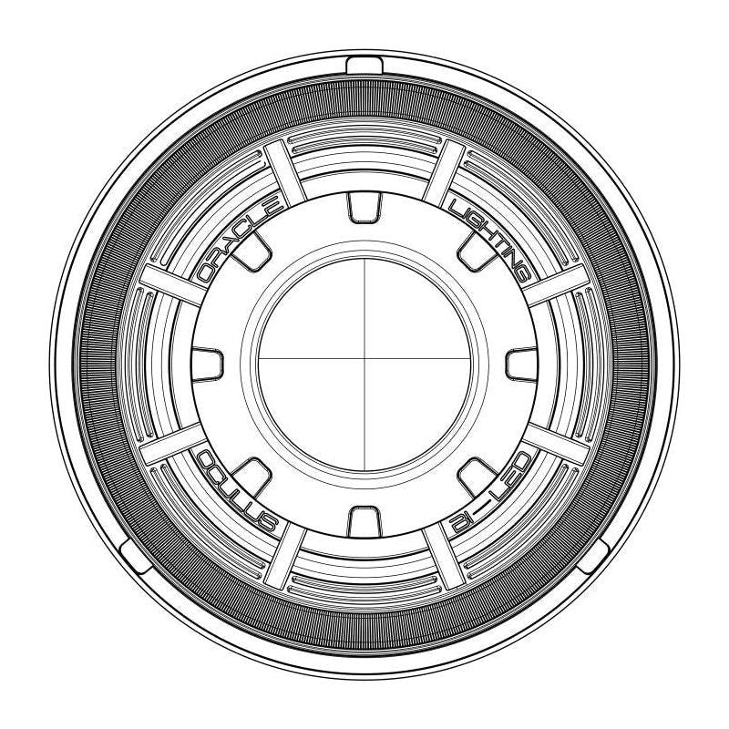 ORACLE Lighting 5876-335 - ORL5876-335 - Oracle Oculus 7in ColorSHIFT Bi-LED Projector Headlights for Jeep Wrangler JK - Shipped in Europe - Tuningsupply.com