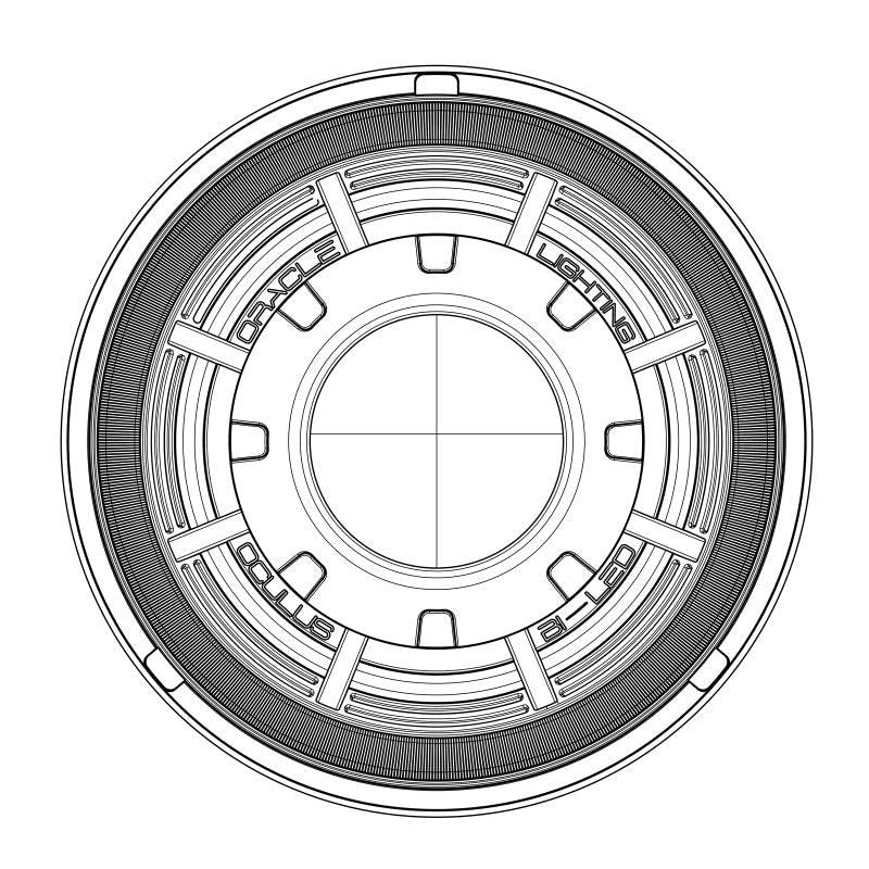 ORACLE Lighting 5876-023 - ORL5876-023 - ORACLE Lighting 0718 Jeep Wrangler JK Oculus 7in Switchback Bi-LED Projector Headlights - Shipped in Europe - Tuningsupply.com