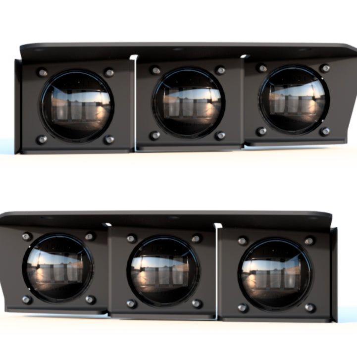 ORACLE Lighting 5890-001 - ORL5890-001 - ORACLE Lighting 21-22 Ford Bronco Triple LED Fog Light Kit for Steel Bumper - White - Shipped in Europe - Tuningsupply.com