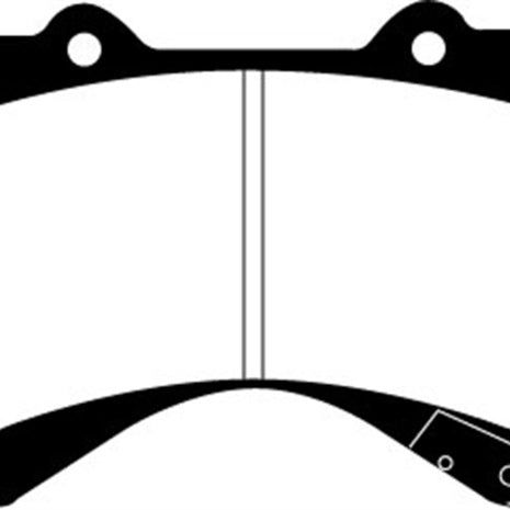 EBC DP41815R - EBCDP41815R - EBC 08+ Lexus LX570 5.7 Yellowstuff Front Brake Pads - Shipped in Europe - Tuningsupply.com