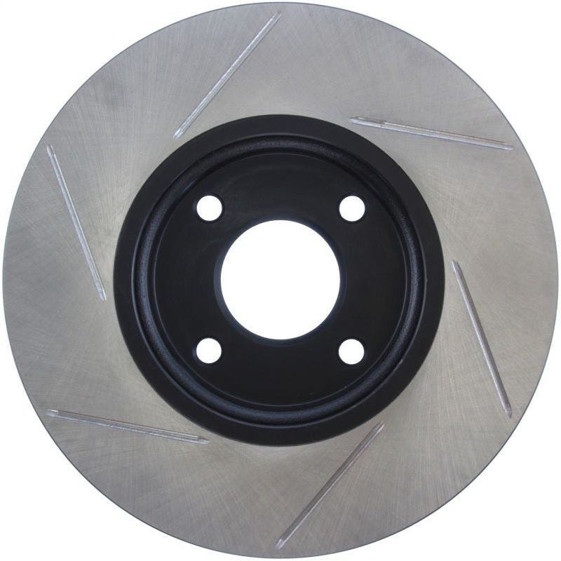 Stoptech 126.61110SL - STO126.61110SL - StopTech 2014 Ford Fiesta Left Front Disc Slotted Brake Rotor - Shipped in Europe - Tuningsupply.com